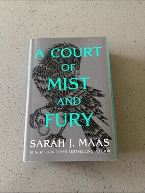A Court of Mist and Fury by Sarah J. Maas - Teal & Gray Hardcover